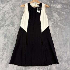 Juicy Couture Angel Dress Women's Black Ivory Sleeveless Size Small NWT